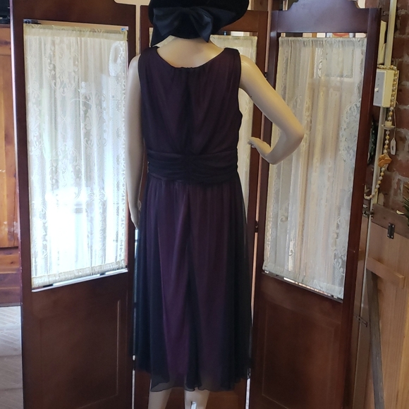 Empire Waist D.J. Sommers mid calf Dress - Picture 3 of 8